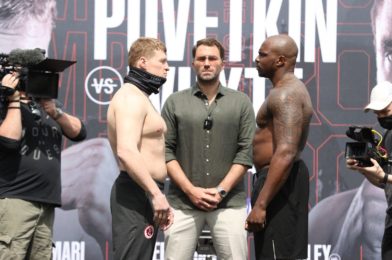 POVETKIN VS. WHYTE II WEIGHTS AND RUNNING ORDER