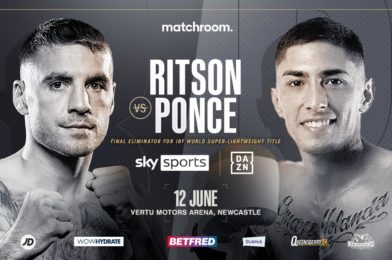 RITSON FACES PONCE IN IBF WORLD TITLE FINAL ELIMINATOR