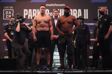 PARKER VS. CHISORA 2 WEIGHTS AND RUNNING ORDER
