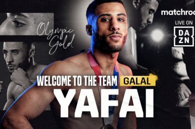 OLYMPIC CHAMPION GALAL YAFAI SIGNS PROMOTIONAL DEAL WITH MATCHROOM