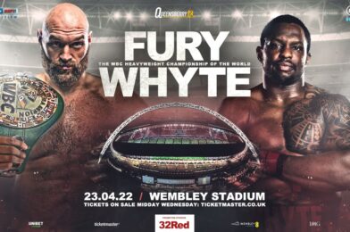 APRIL 23: HEAVYWEIGHT TITANS FURY & WHYTE COLLIDE AT WEMBLEY STADIUM