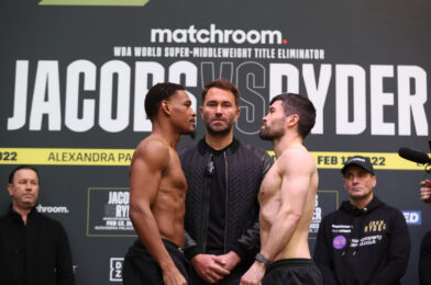JACOBS VS. RYDER WEIGHTS AND RUNNING ORDER