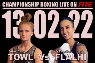 Italy’s Nadia Flalhi Challenges UK’s Hollie Towl For European Honours Exclusively Live on FITE this Sunday Feb 13th