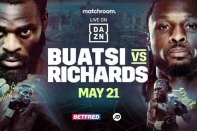 BUATSI VS RICHARDS SET FOR MAY 21